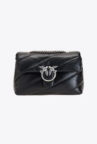 Сумка жіноча Pinko Classic Love Bag Puff Maxi Quilt - Crossbody Bag Black 1P22JCY7SRZ99O