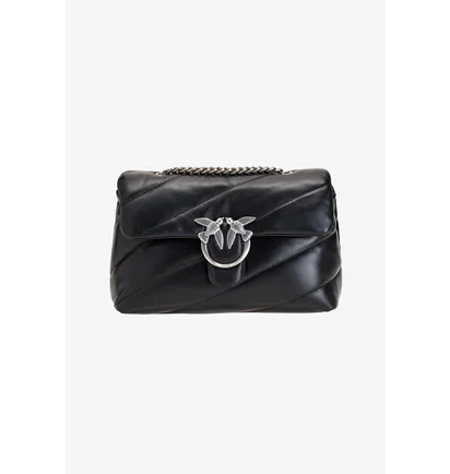 Сумка жіноча Pinko Classic Love Bag Puff Maxi Quilt - Crossbody Bag Black 1P22JCY7SRZ99O