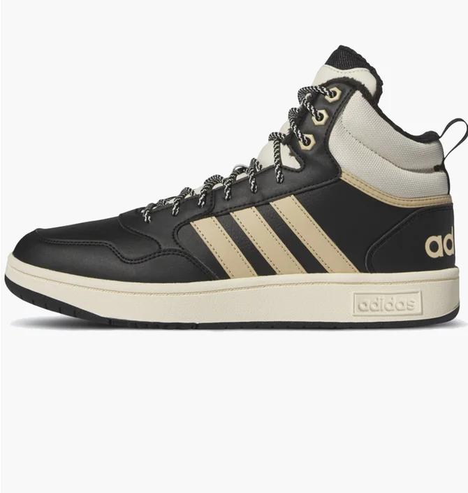 Кроссовки мужские Adidas Hoops 3.0 Mid Black IG7927