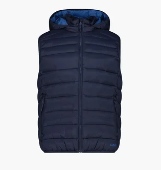 Жилетка мужская CMP Vest Snaps Hood 3M Thinsulate Blue 34K2777-00NU