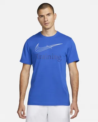 Футболка мужская Nike T-Shirt Dri-Fit Blue FJ2477-480