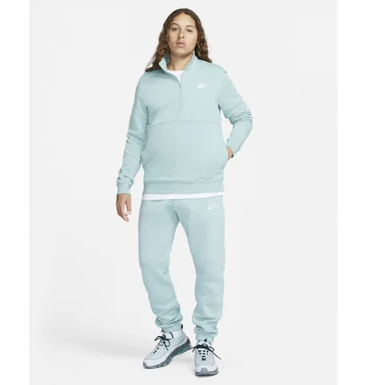 Кофта чоловіча Nike Sportswear Club MenS Brushed-Back 1/2-Zip Pullover Turquoise DD4732-309