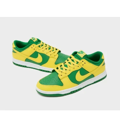 Кросівки чоловічі Nike Dunk Low Retro Green/Yellow DV0833-300