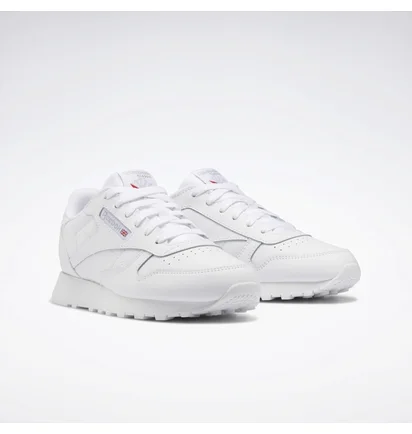 Кросівки дитячі Reebok Classic Leather Shoes - Grade School White Gz6097