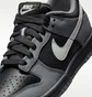 Кросівки дитячі Nike Dunk Low Gs Black Reflect Silver Black/Metallic IM6028-010