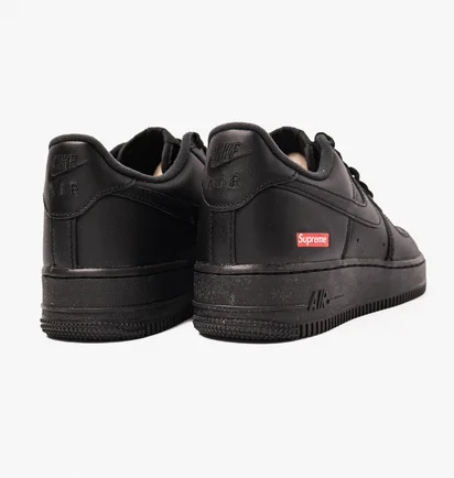 Кроссовки мужские Nike Air Force 1 Low Supreme Black Cu9225-001