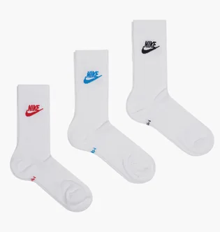 Носки унисекс Nike U Nk Nsw Everyday Essential Cr White (3 пары) DX5025-911