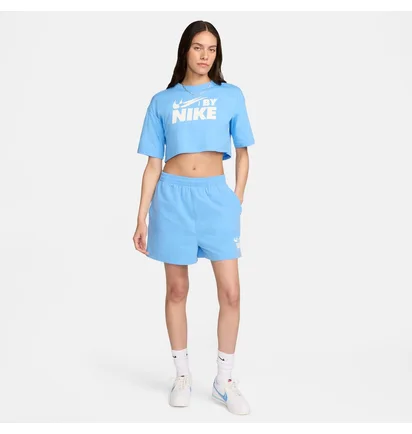 Футболка женская Nike W Crop Light Blue FZ4635-412
