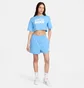 Футболка женская Nike W Crop Light Blue FZ4635-412