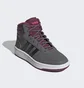 Кроссовки женские Adidas Hoops 2.0 Mid Grey/Bordo GZ7796
