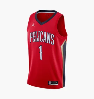 Майка чоловіча Air Jordan Nba New Orleans Pelicans Swingman Jersey Statement Edition Zion Williamson Red CV9486-660