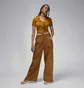 Рубашка женская Air Jordan Knit Short-Sleeve Top Brown FN5402-241