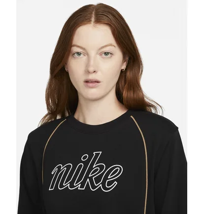 Свитшот женский Nike Sportswear Icon Clash French Terry Top Black Dq6244-010
