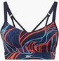 Топ женский Reebok Lux Nature Grown Print Blue H49062