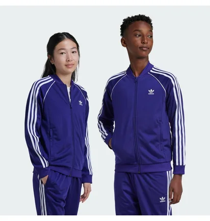 Олимпийка детская Adidas Adicolor Sst Track Top Kids Blue IY7453