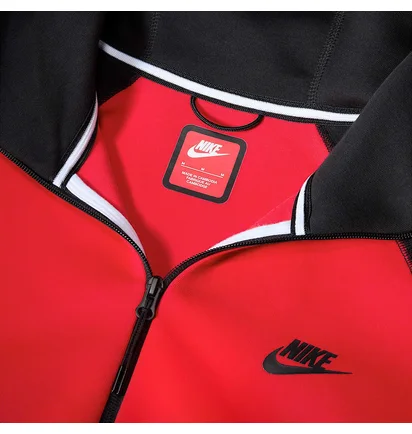 Спортивный костюм мужской Nike Tech Fleece Windrunner Full-Zip Red/Multi FZ4709-100__FZ4710-657