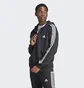 Толстовка чоловіча Adidas Essentials Fleece 3-Stripes Full-Zip Hoodie Black IB4029