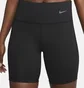 Шорти жіночі Nike Tight Mid-Rise Ribbed-Panel Running Shorts With Pockets Black DX2951-010