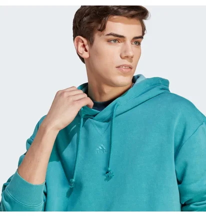 Худи мужское Adidas All Szn Garment-Wash Turquoise IB4074
