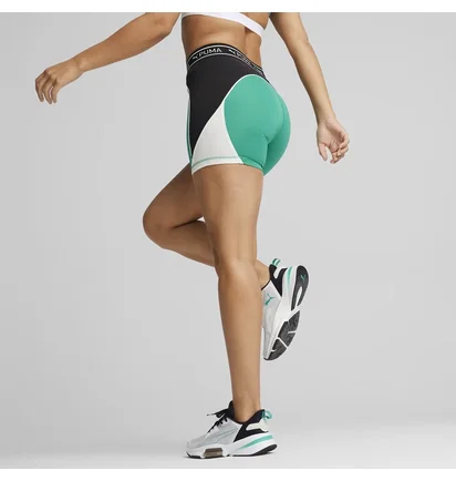Шорты женские Puma Fit Train Strong 5 Shorts Green/Black 525042-86