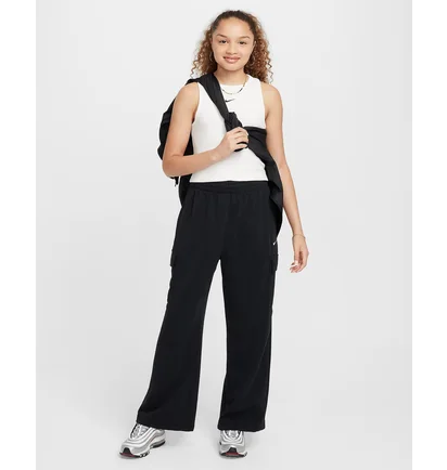 Штани дитячі Nike G Nsw Df Flc Ovrszdpant Dnce Black FZ5550-010