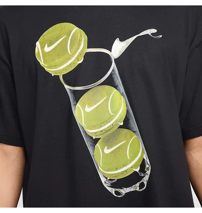 Футболка мужская Nike Court M90 Tennis Black HJ3468-010