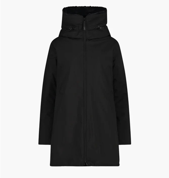 Куртка женская CMP Fix Hood Twill Black 34K0236F-U901
