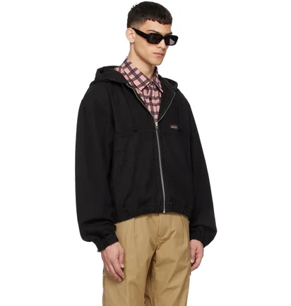Толстовка унисекс Stussy Work Jacket Unlined Canvas Black 115757-0001