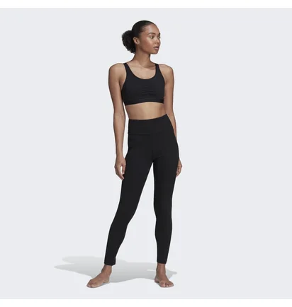 Лосины женские Adidas Yoga Essentials High-Waisted 7/8 Tights Black Hd6803