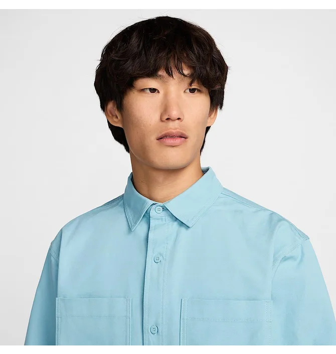 ᐉ Сорочка чоловіча Nike Sb New Esstl Woven Ls Top Light Blue