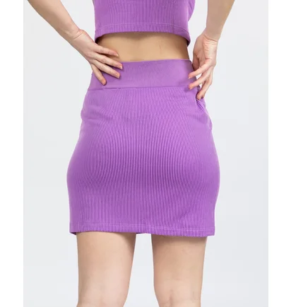 Юбка женская Nike Rib Skirt Pink CZ9343-591