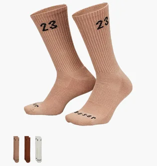 Носки унисекс Nike J Essential Crew Multi (3 пары) DA5718-901