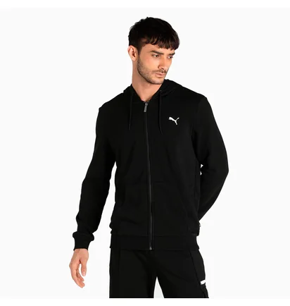 Толстовка чоловіча Puma Essentials Full-Zip Black 847219-01