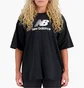 Футболка женская New Balance T-Shirt Essentials Stacked Logo Black WT31519BK