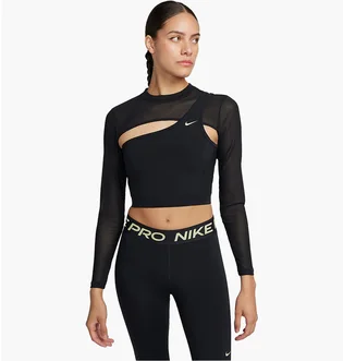 Топ жіночий Nike Pro Long-Sleeve Cropped Top Black FB5683-010