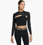 Топ жіночий Nike Pro Long-Sleeve Cropped Top Black FB5683-010