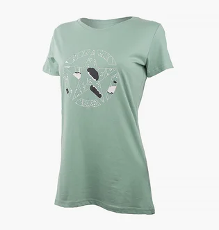 Футболка женская Jeep T-Shirt Star Botanical Print J22W Green O102614-E854