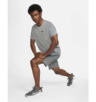 Футболка чоловіча Nike M Np Df Hpr Dry Top Ss Grey Cz1181-073