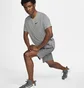 Футболка чоловіча Nike M Np Df Hpr Dry Top Ss Grey Cz1181-073