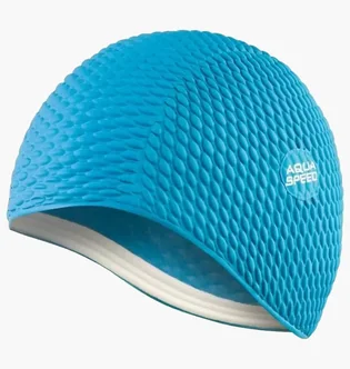 Шапочка для плавания женская Aqua speed Bombastic Light Blue 104-01