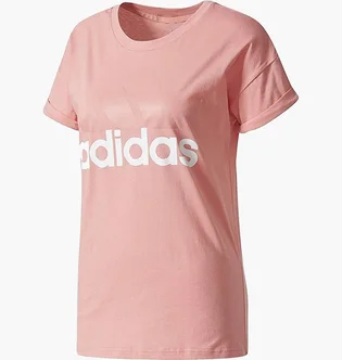 Футболка жіноча Adidas Ess Linear Tee Pink BR2547