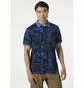 Поло мужское Helly Hansen Newport Polo Black/Blue 34304-585