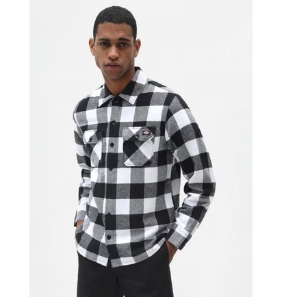 Сорочка чоловіча Dickies New Sacramento Black/White DK0A4XDZBLK1