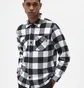 Сорочка чоловіча Dickies New Sacramento Black/White DK0A4XDZBLK1