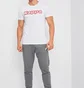 Футболка мужская Kappa Mezza Manica Girocollo Con Stampa Logo Pet White K1335-BIANCO
