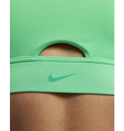 Топ женский Nike Indy Plunge Cutout WomenS Medium-Support Padded Sports Bra Green DV9837-363