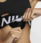 Топ женский Nike W Np Indy Plunge Bra Bold Black HF7324-010