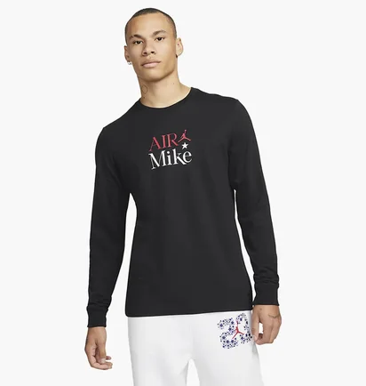 Лонгслив мужской Air Jordan Sport Dna Graphic Long-Sleeve T-Shirt Black Dh8976-010