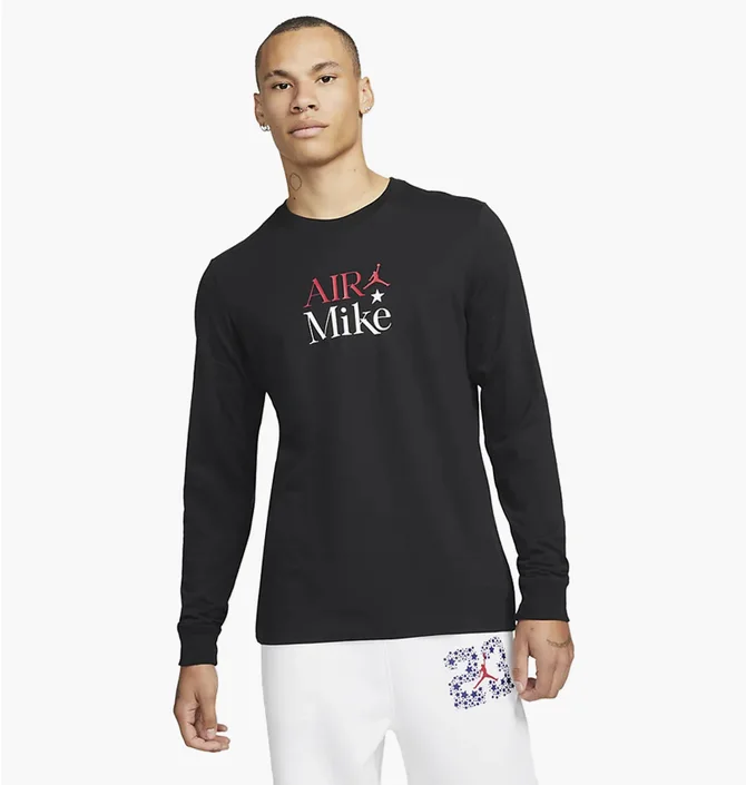 Лонгслив мужской Air Jordan Sport Dna Graphic Long-Sleeve T-Shirt Black Dh8976-010