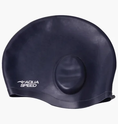 Шапочка для плавання Aqua speed Ear Cap Comfort 9895 Black 289-22